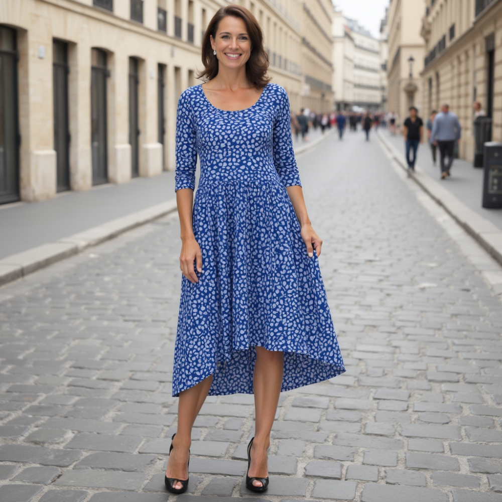 Bronka – Zwiewna Sukienka Midi