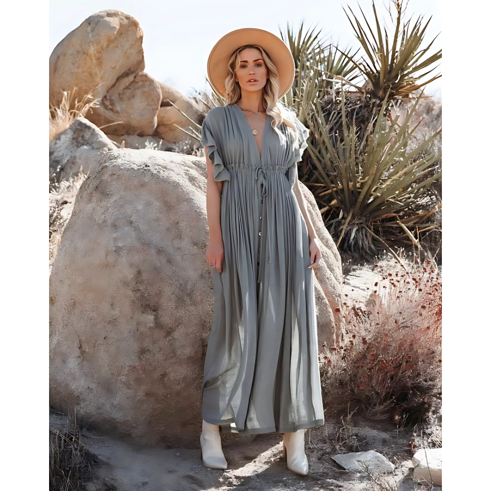 Gaja – Luksusowa Letnia Sukienka Maxi