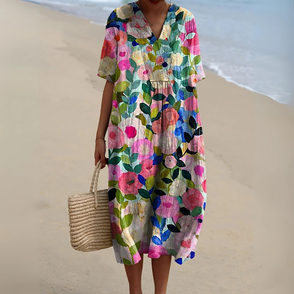 Aldona – Letnia Sukienka Artystyczna