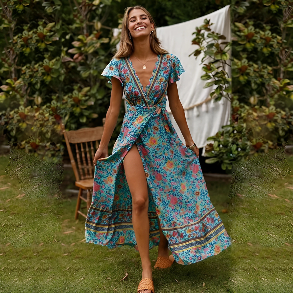 Hanna – Letnia sukienka w kwiaty