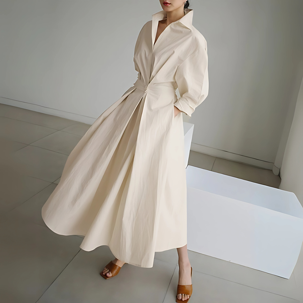 Brygida – Minimalistyczna sukienka maxi z klasą