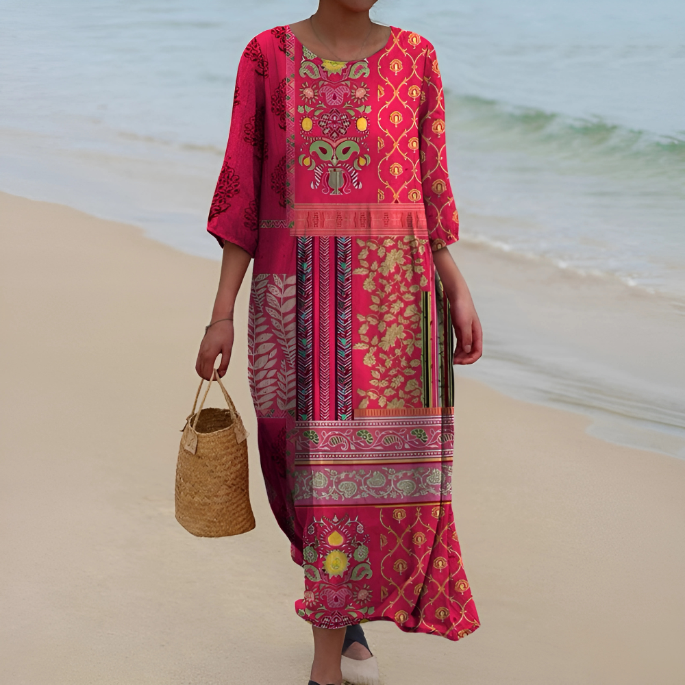 Ksenia – Zwiewna sukienka maxi