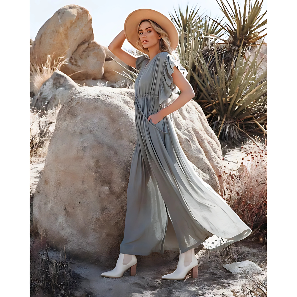 Gaja – Luksusowa Letnia Sukienka Maxi