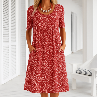 Lidia – Letnia Sukienka w Kwiaty