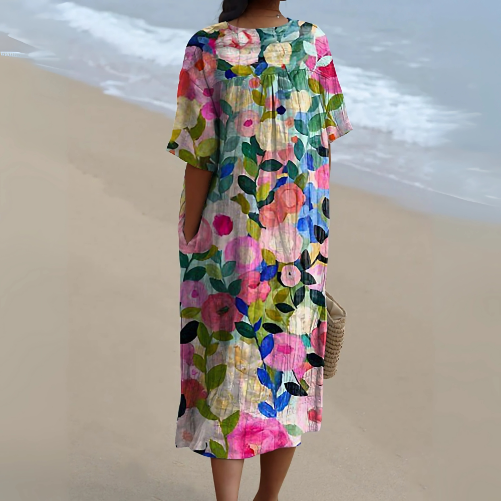 Aldona – Letnia Sukienka Artystyczna