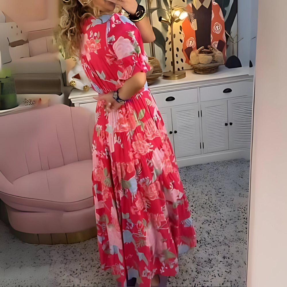 Malwina – Zwiewna sukienka w kwiaty