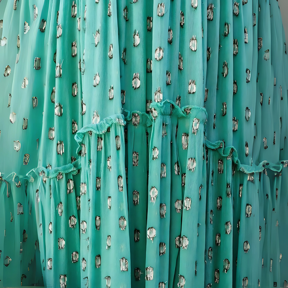 Jagienka – Zielona boho sukienka maxi