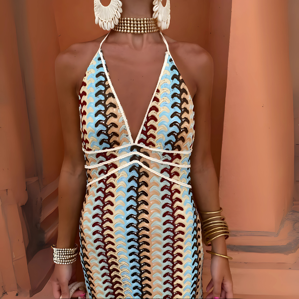 Alina – Boho maxi sukienka