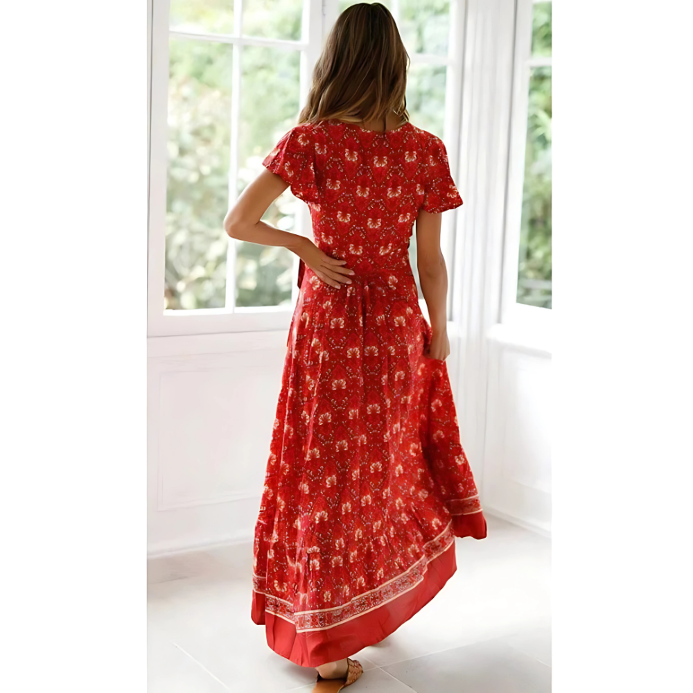 Marzena – Zwiewna letnia sukienka maxi