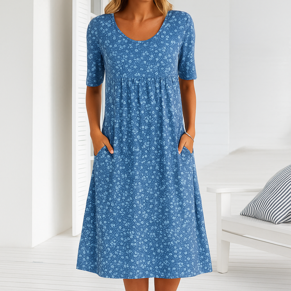 Lidia – Letnia Sukienka w Kwiaty