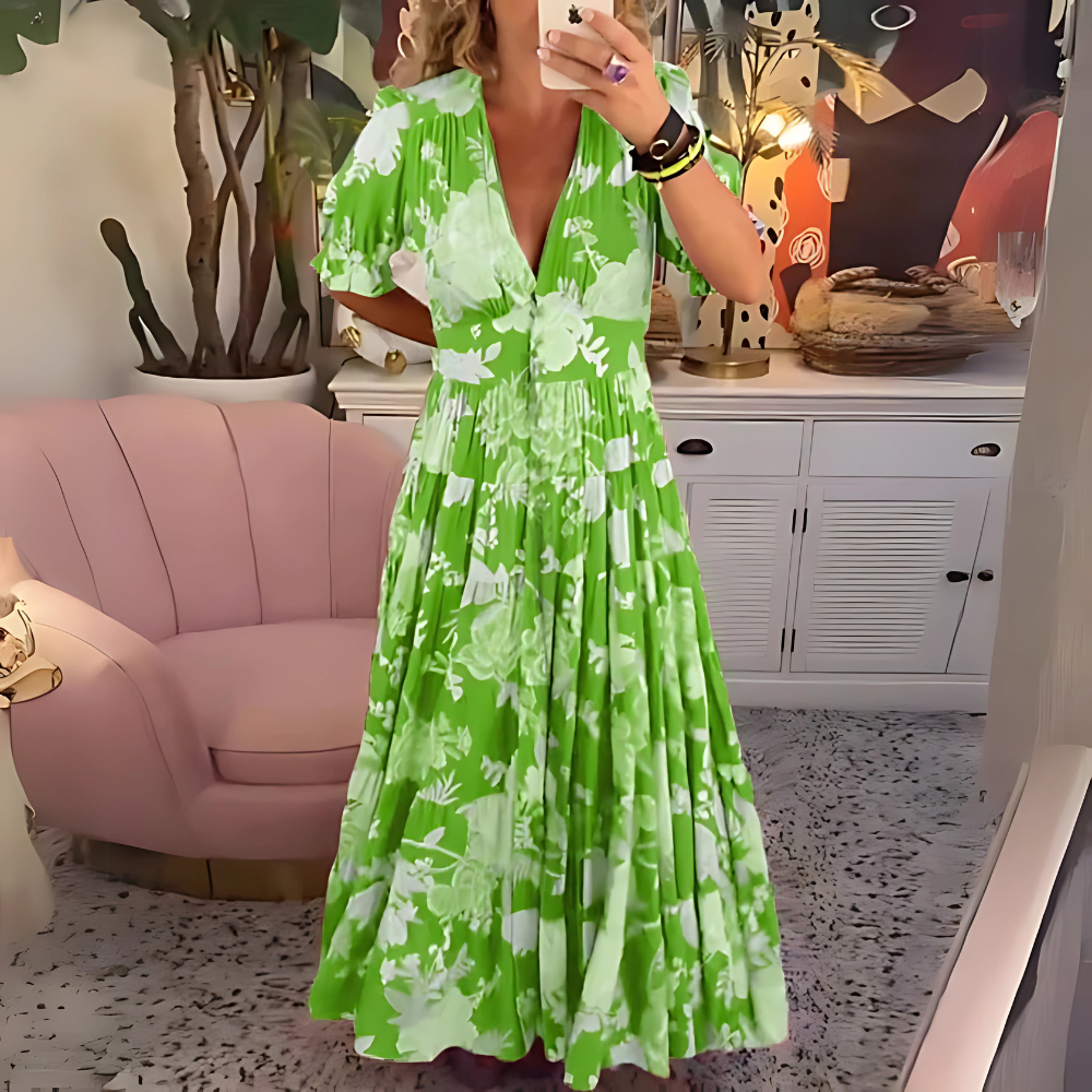 Malwina – Zwiewna sukienka w kwiaty