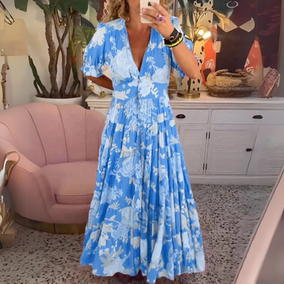 Malwina – Zwiewna sukienka w kwiaty