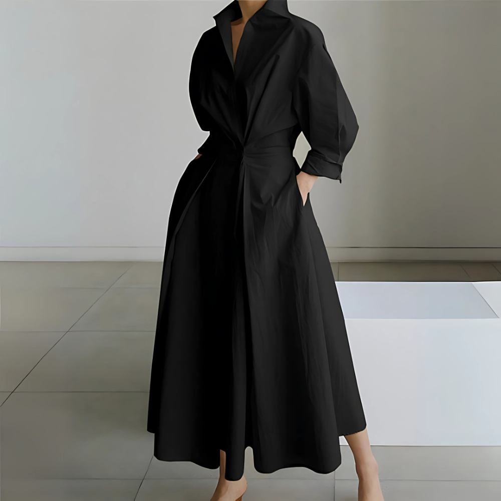 Brygida – Minimalistyczna sukienka maxi z klasą