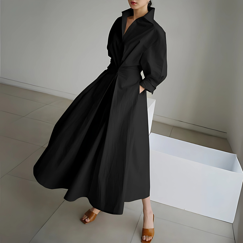 Brygida – Minimalistyczna sukienka maxi z klasą