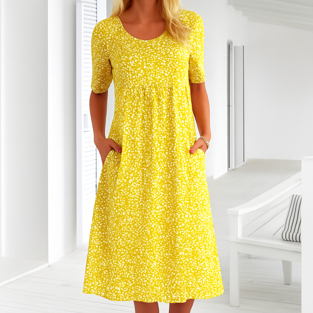 Lidia – Letnia Sukienka w Kwiaty