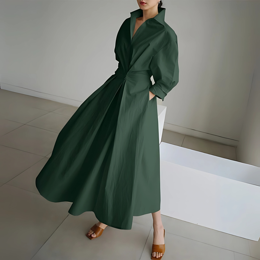 Brygida – Minimalistyczna sukienka maxi z klasą