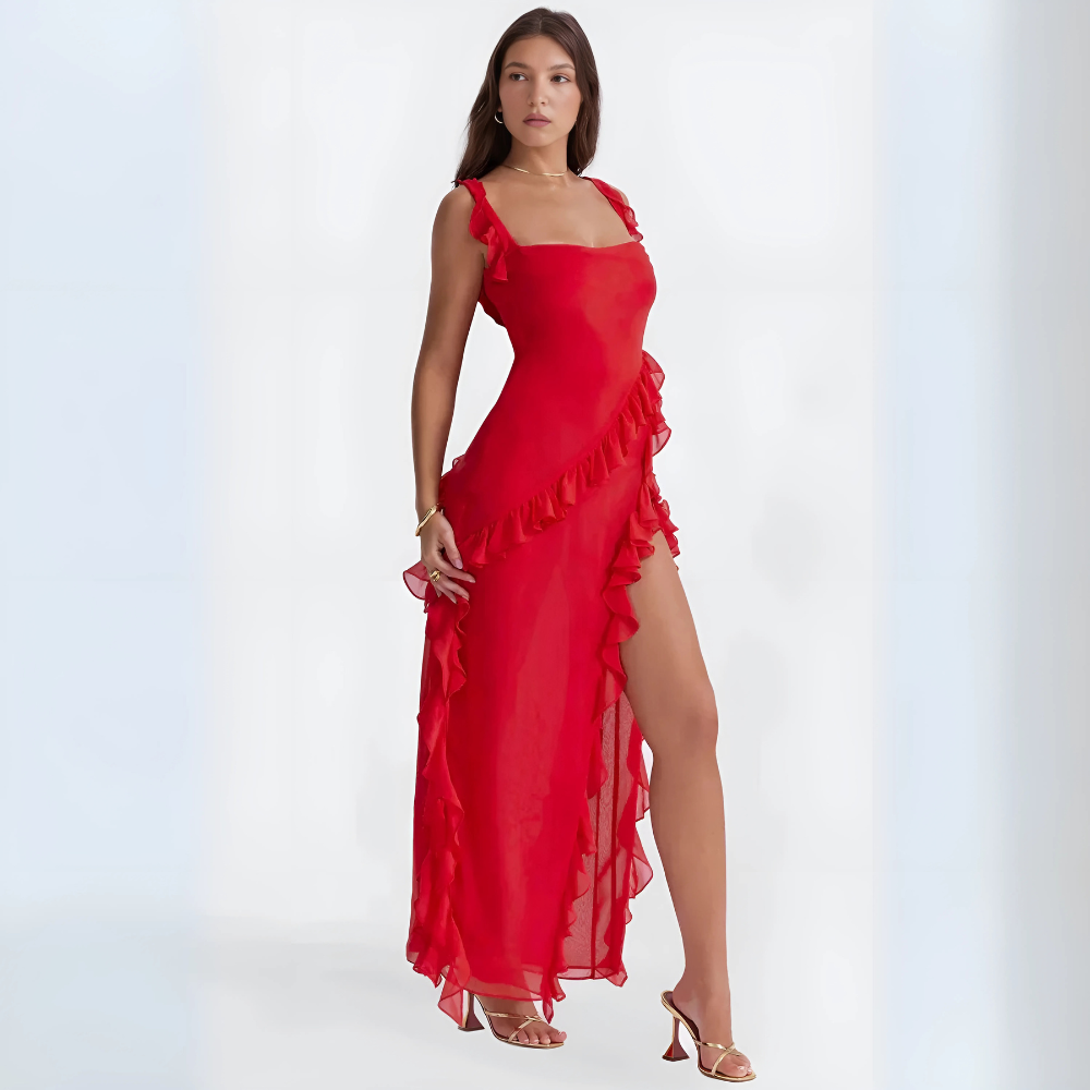 Sylwia – Luksusowa Sukienka Maxi