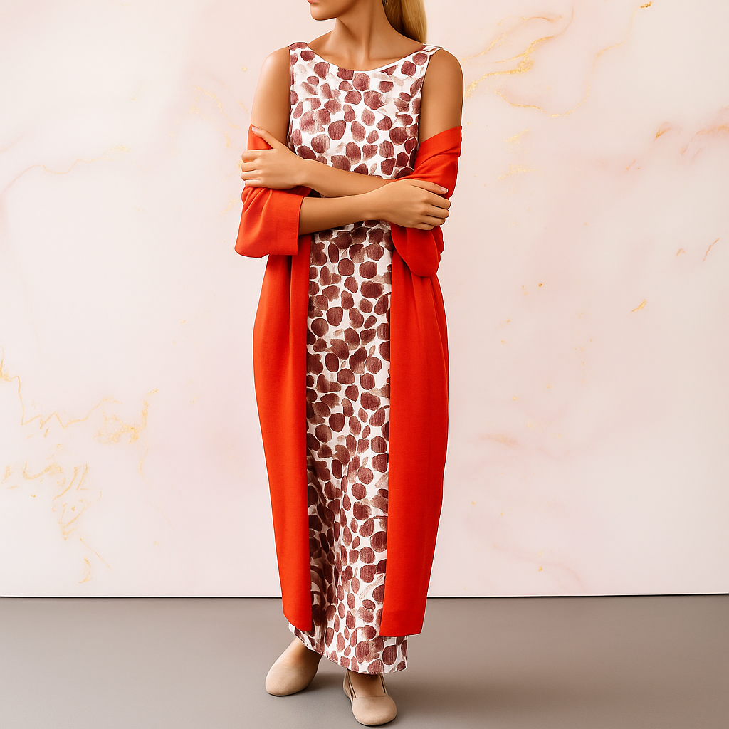 Mirka – Zwiewna Sukienka z Narzutką na Lato