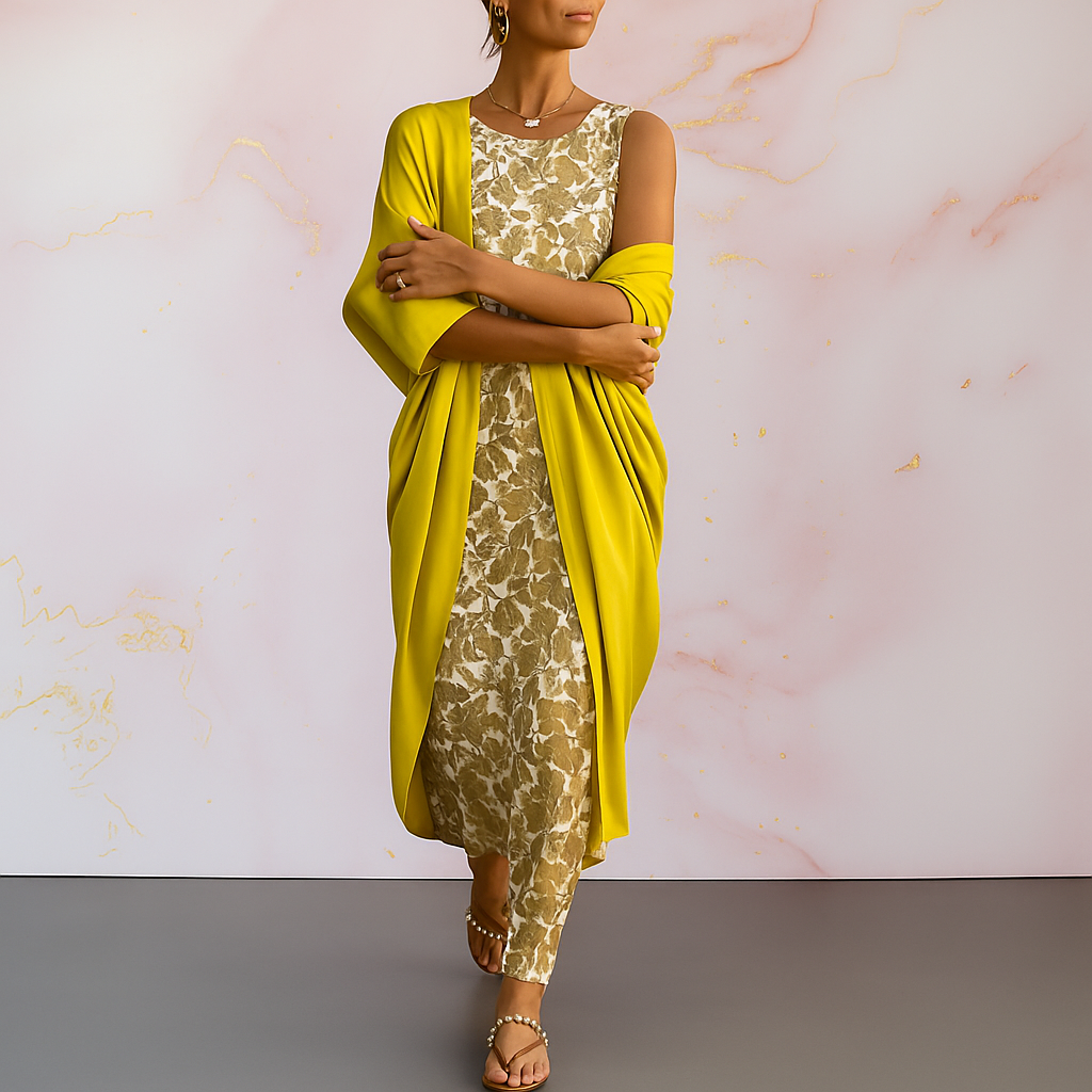 Mirka – Zwiewna Sukienka z Narzutką na Lato