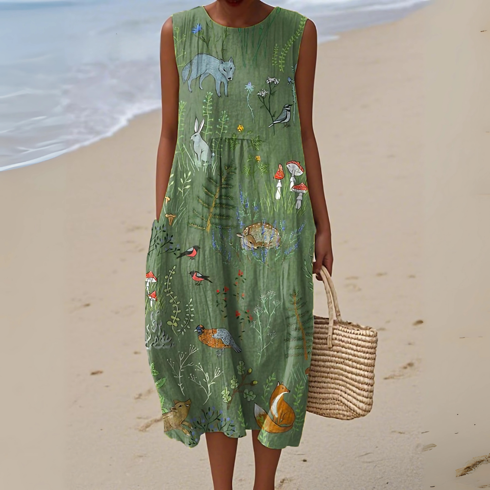 Wandaława – Letnia Sukienka Artystyczna